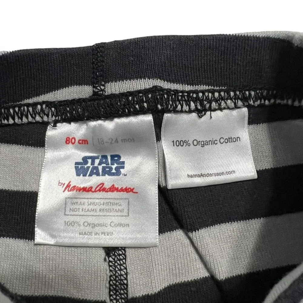 Hanna Andersson Sz 80 (18-24m) Star Wars Darth Vader Pajamas